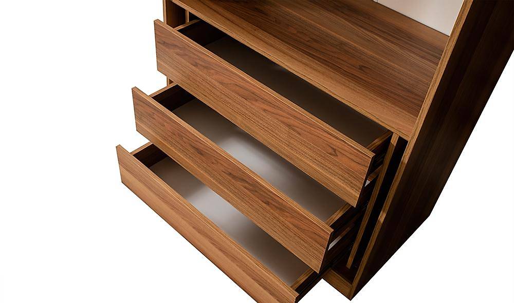 Mood Walnut Corner Wardrobe