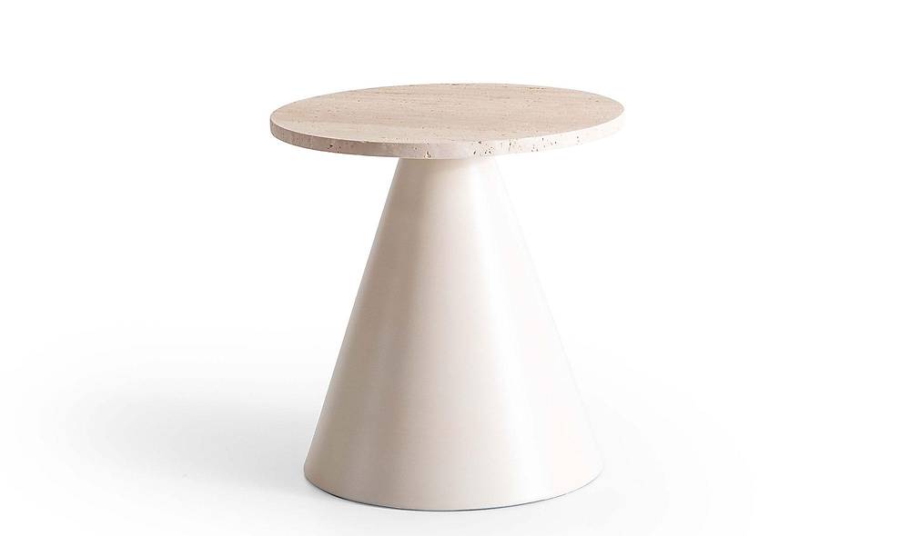 Thor Double Table Set - Travertine Marble