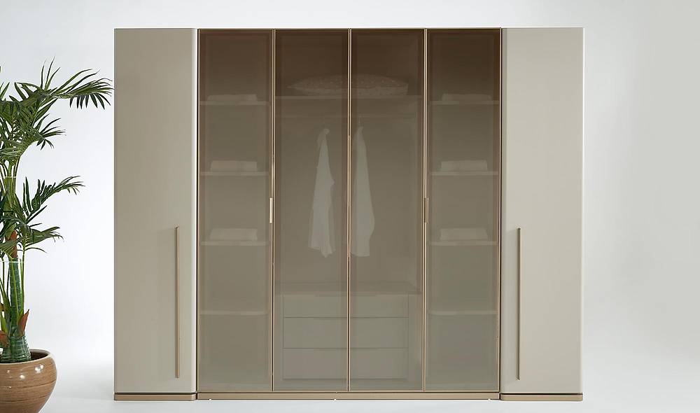 Bianco Wardrobe - 6 Door