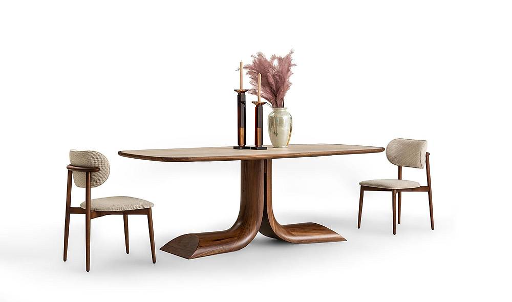 Messina Dining Table Set - Walnut