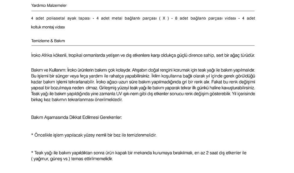 Opal Wox I Iroko Wood Chair 2 Piece