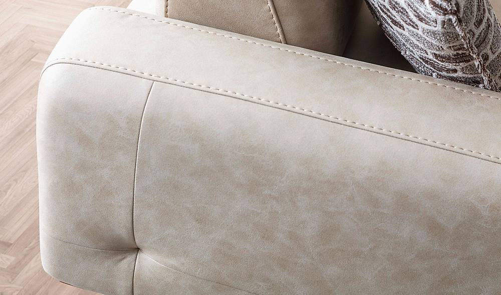 Linz Sofa - Orange - Cream