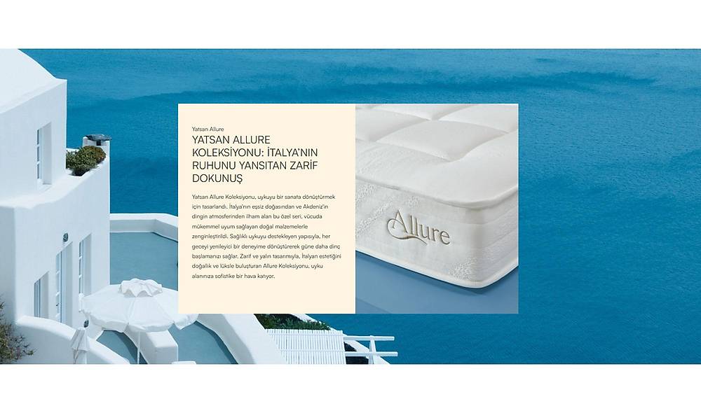 Yatsan Allure Amalfi Latex Visco Bed
