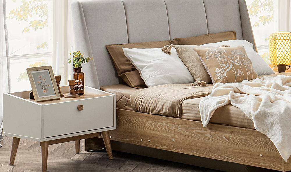 Bohemian Bedstead and Headboard