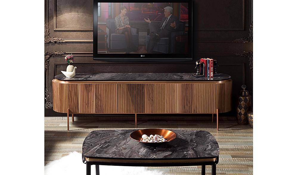 Mood Walnut Bronze Dining Room