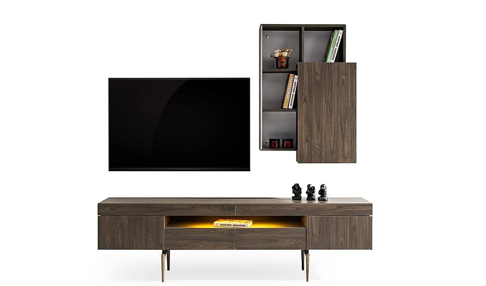 Montare Tv Unit - Walnut