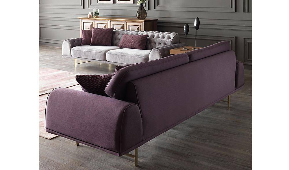 Lusso Gold Living Room Set