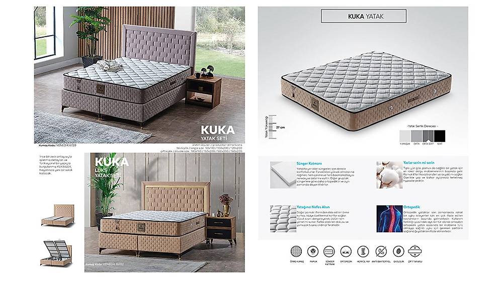 Kuka Base + Headboard + Bed