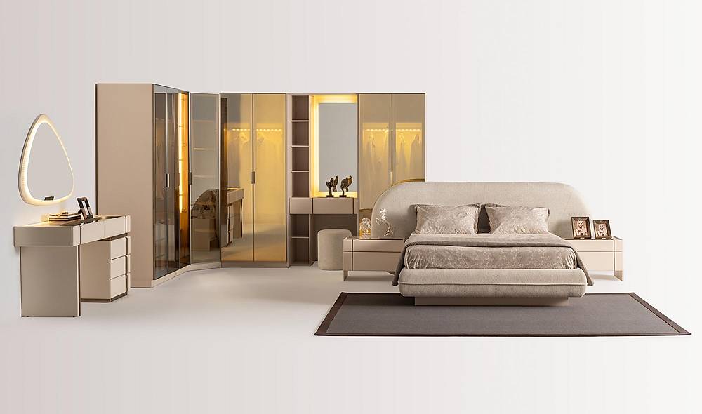 Harlem Base Bedroom - Corner Wardrobe
