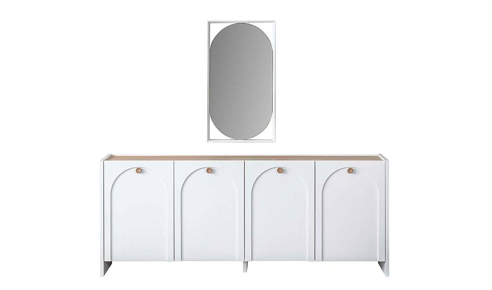 Lenora Wedding Set - White