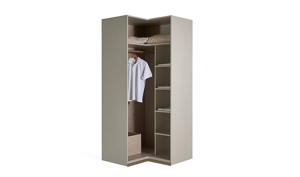 Bianco Wardeobe - Corner Wardrobe