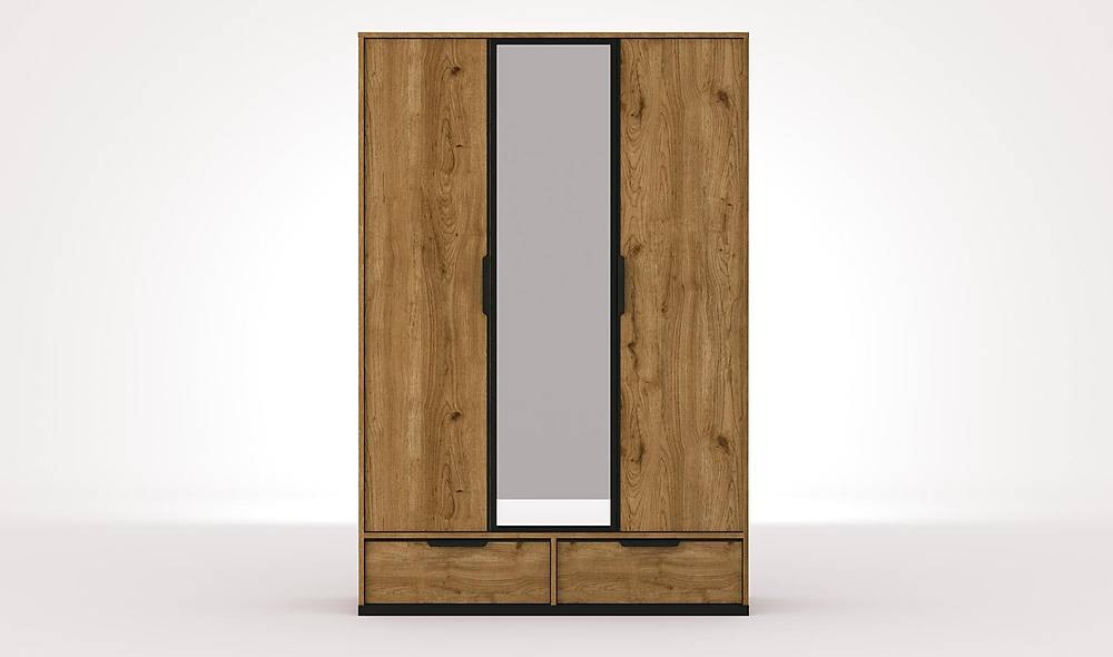 Newport 3 Wardrobe With Lid