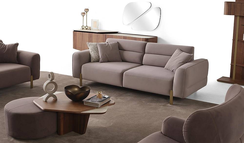 Valerio Sofa Set - Wooden Leg