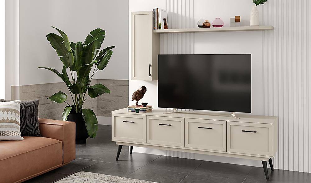 Liya Tv Unıt - Beige