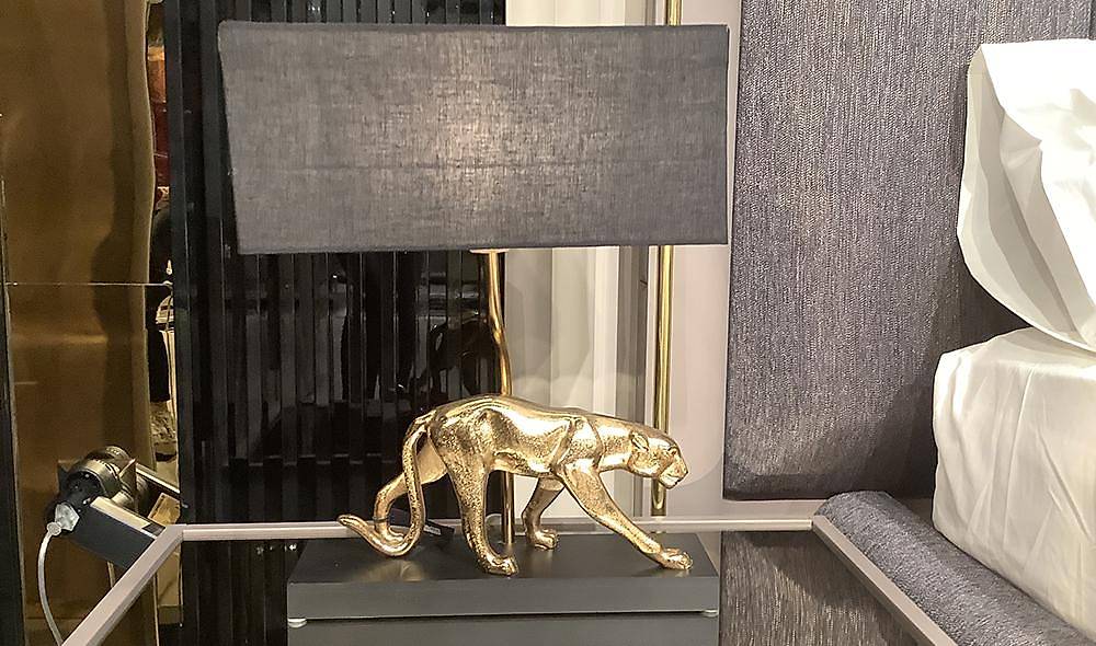 Animal Figure Lampshade with Black Hat - 20238