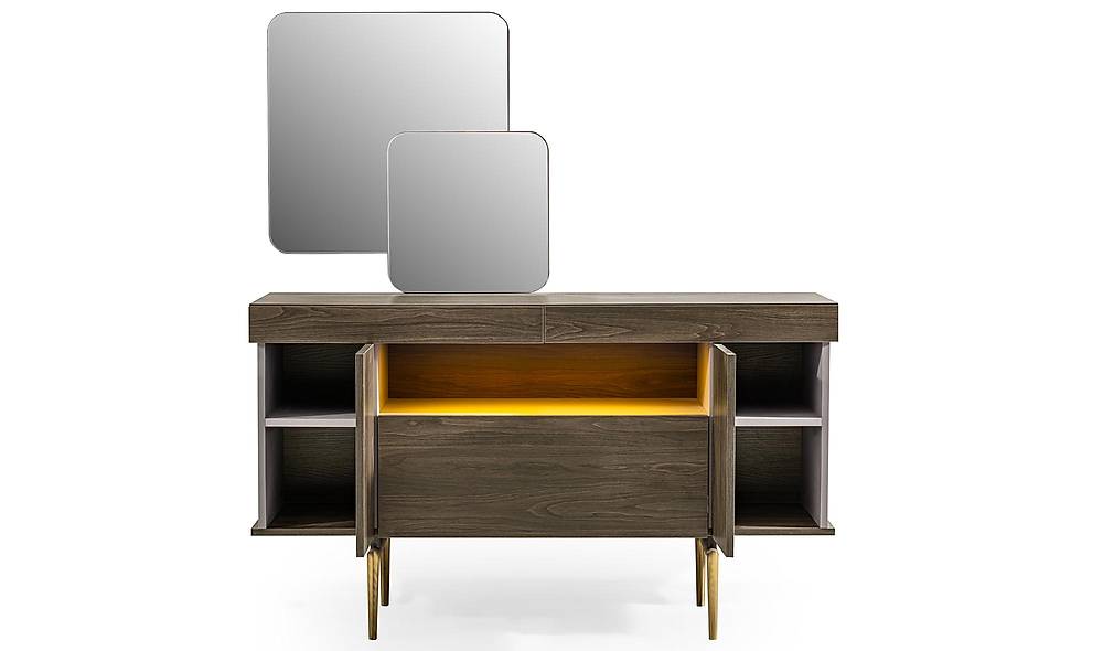 Montare Base Bedroom - Walnut