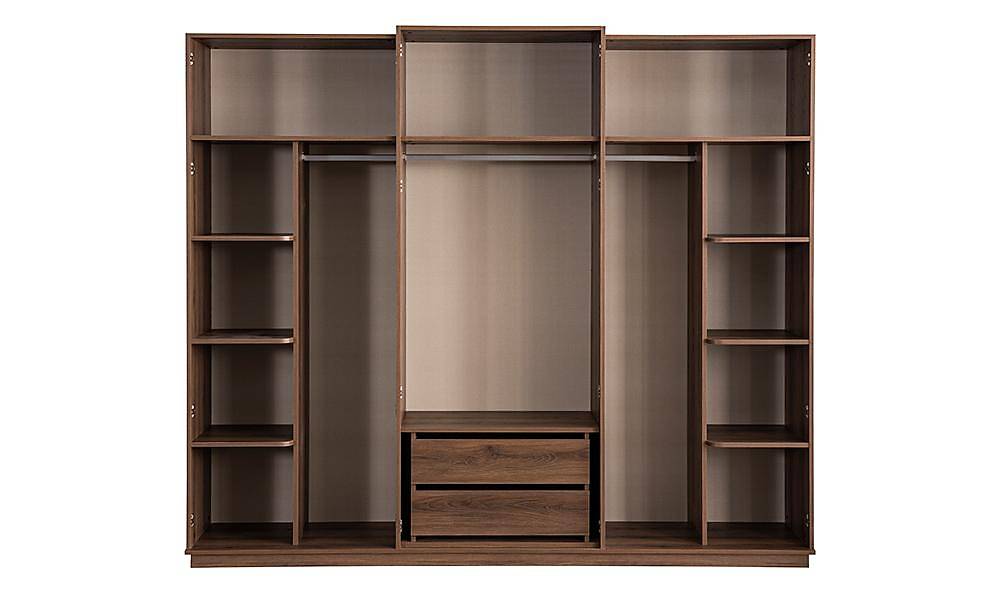 Montana 6 Door Wardrobe - Walnut
