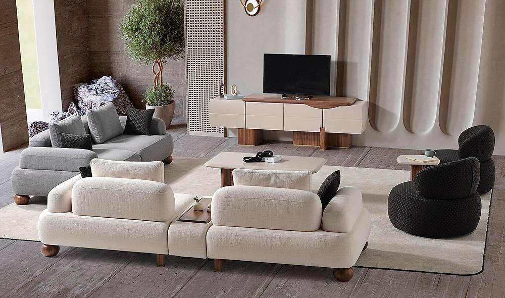Lizay Sofa Set - With Leg