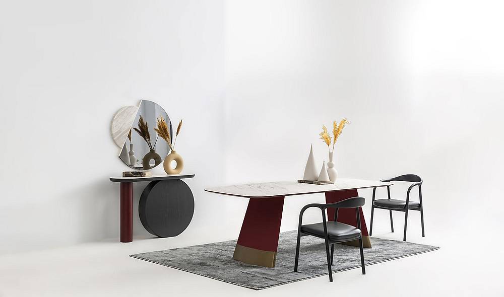 Penora Dining Room - Burgundy