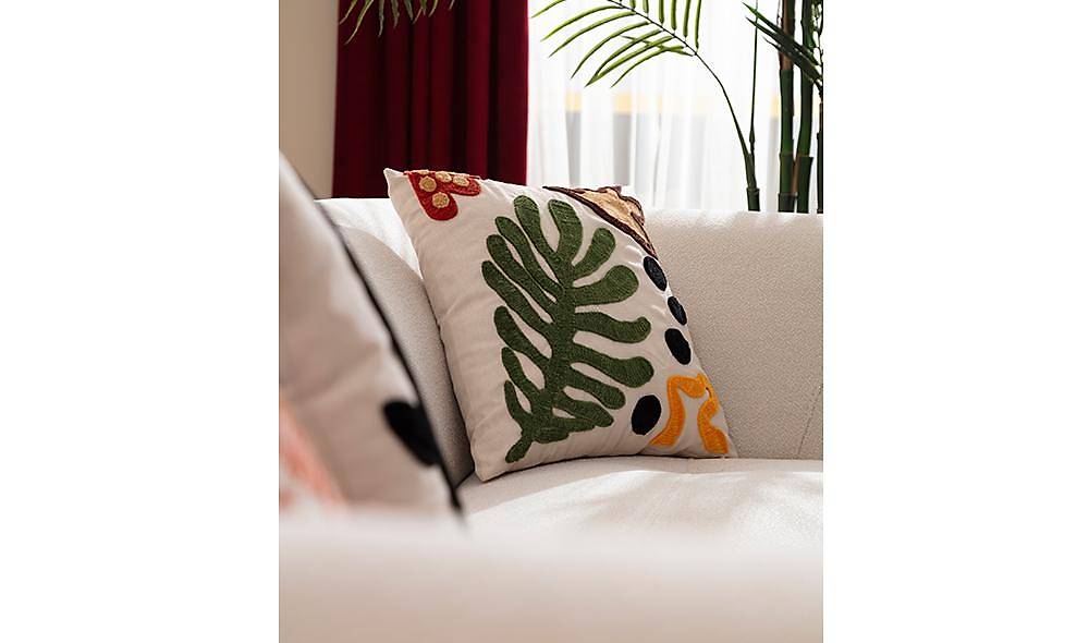 Brown Sofa - Cream