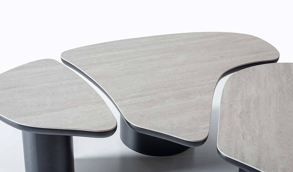 Tigra Porcelain Coffee Table - Black