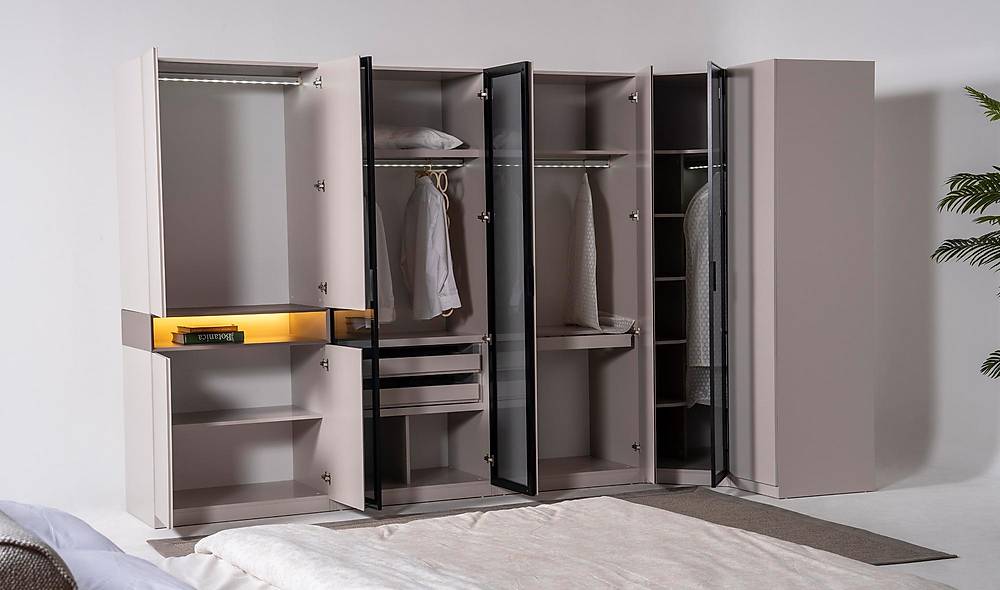 Samara Base Bedroom - Corner Wardrobe