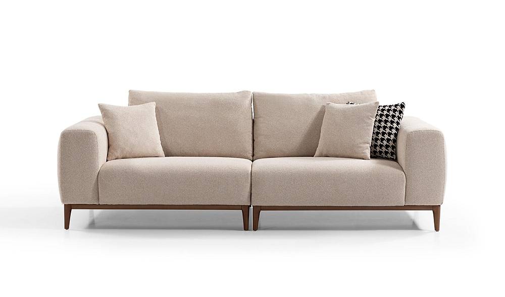 Selvare Sofa Set - Cream Brown