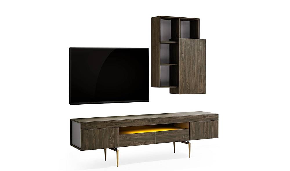 Montare Tv Unit - Walnut