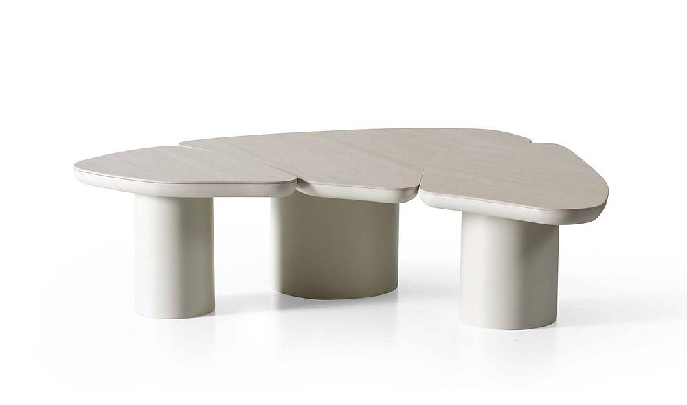 Tigra Porcelain Coffee Table - Cream