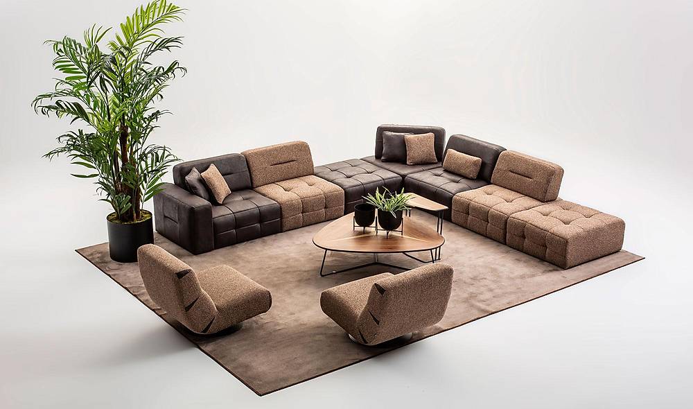 Mocha Corner Set - Large