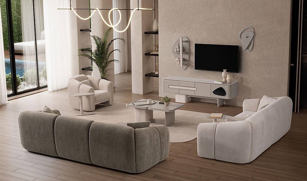 Jacob Tv Unit - Beige
