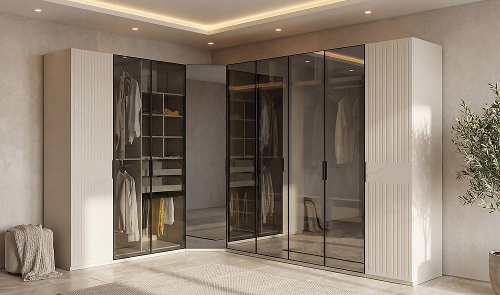 Milenyum Corner Wardrobe