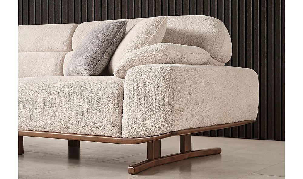 Aldo Sofa Set - Oak