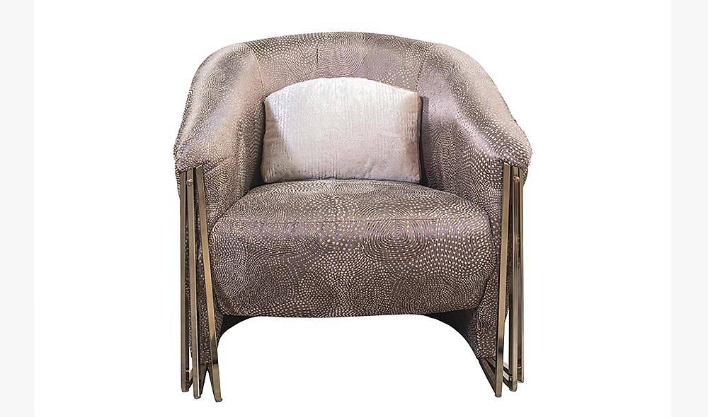 Kayra Living Room Set - Ecru
