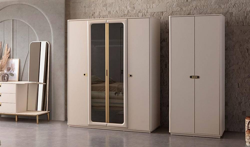 Cunda 6 Door Wardrobe