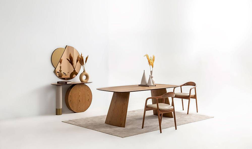 Penora Dining Room - Oak - Beige