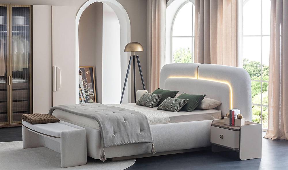 Tevalli Base Bedstead and Headboard