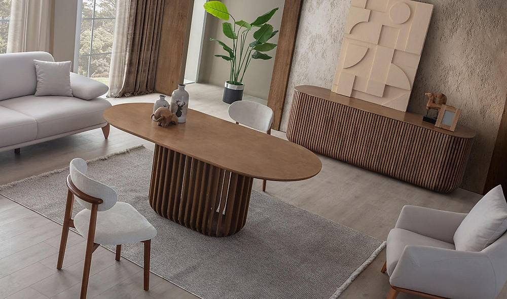 Netha Dining Room - Walnut