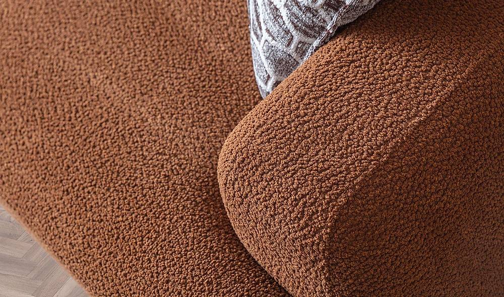Linz Sofa - Orange - Cream