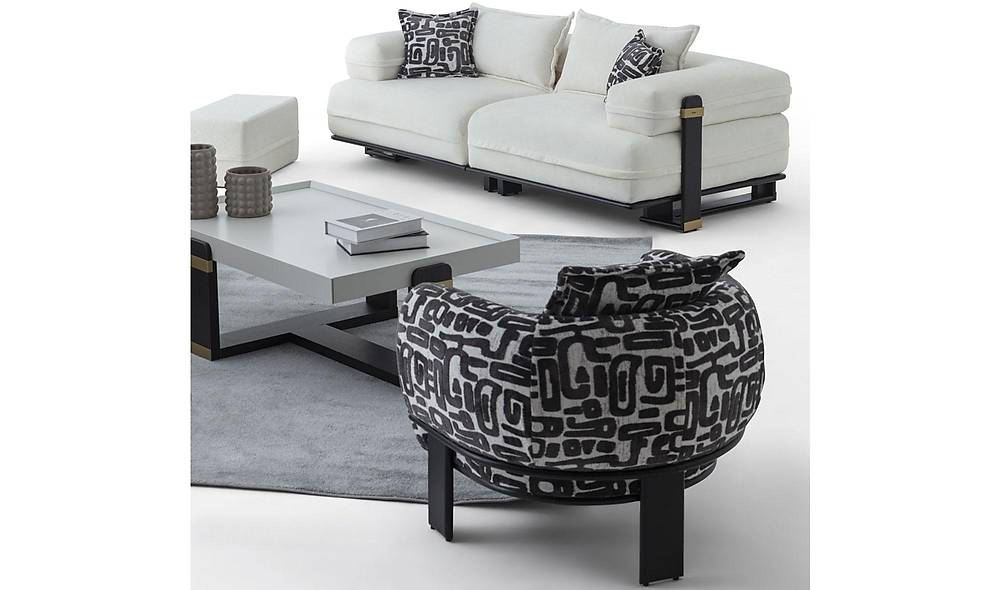 Lavaro Sofa Set - Black