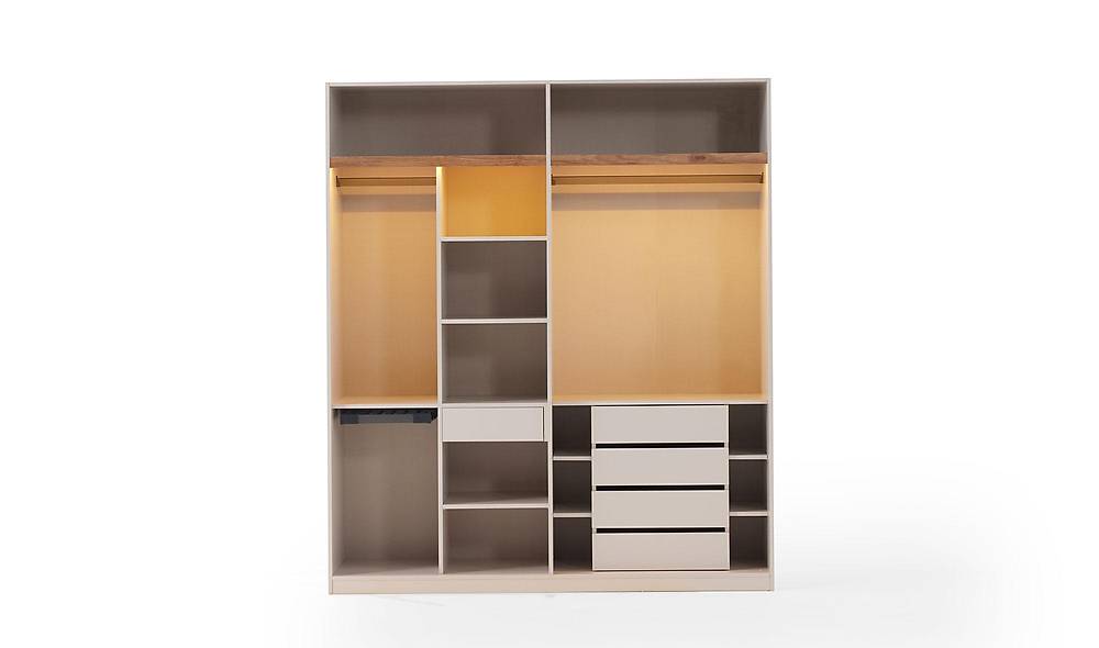 Fox Bedroom with Base - Corner Wardrobe