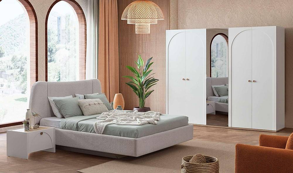 Lenora Wedding Set - White