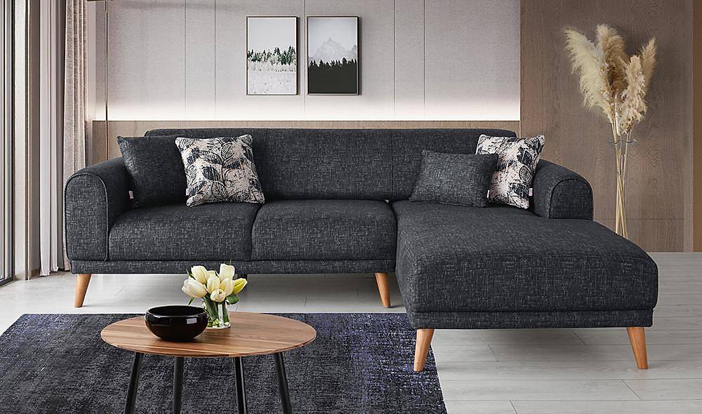 Jessica Corner Set - Anthracite