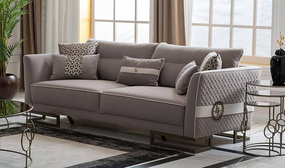 Visage Living Room Set Gray
