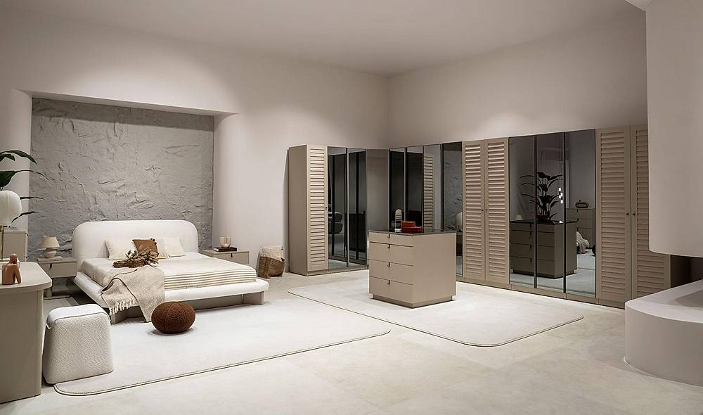 Latte Base Bedroom - Corner Wardrobe