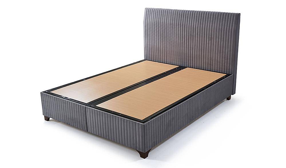 Plato Base + Headboard - Gray