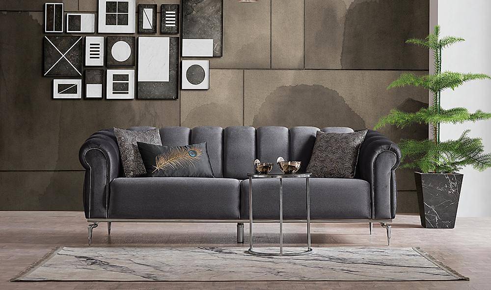 Capris Sofa with Metal Design