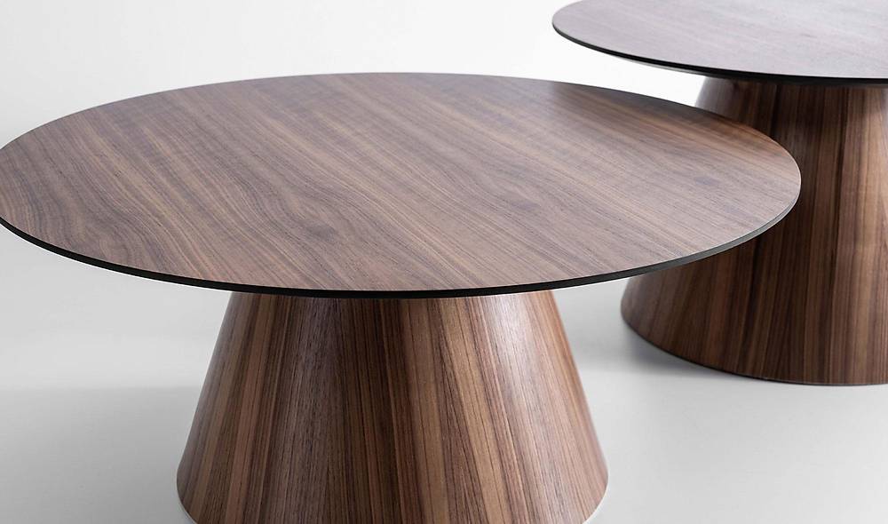 Osaka Double Table Set - Walnut