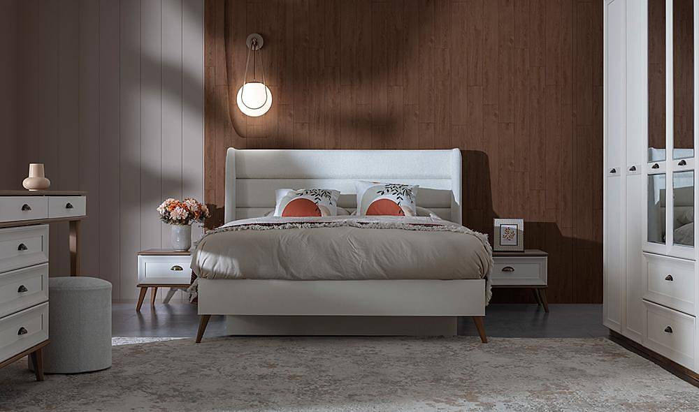 Bade Bedstead and Headboard