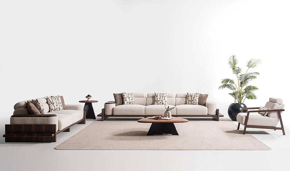 Alya Sofa Set - Cream